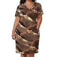 thumbnail image 2 of Pinec Nature Awakened Scales Loose Pocket Dress Evening gown women long dresses, 2 of 6