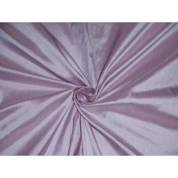 Pure SILK DUPIONI FABRIC Light Lavender colour