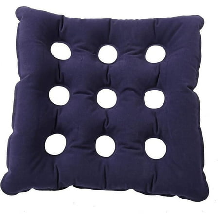 1 Pcs Air Inflatable Cushion for Pressure Sores,Inflatable Bed Sore Cushions,Portable Wheelchair Pads,Breathable Butt Seat Cushion,Hemorrhoids Sitting Pad,for Elderly Disabled Dark Blue