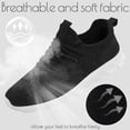 thumbnail image 3 of Zapatillas para correr ZGPWZWL para hombre, zapatillas negro/blancas, talla 10, 3 of 6