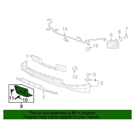 GM 22774440 License Bracket