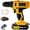 body+fitting*6, variant on Cordless Impact Drill&Electric Screwdriver 3-in-1 Combo-Multi-Function Rechargeable Hand Drill with Driver/Drilling/Hammer Modes, Essential for Home Toolkits