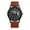 Brown, variant on Military Watch for Men: Sport Textile Nylon Strap Stylish Watch Luminous Fashion Watches Analog Display Quartz Waterproof Casual Wristwatch
