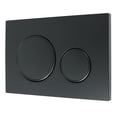 thumbnail image 1 of MYG pour Geberit Sigma20 Assiette Double Chasse Chromée Noir Blanc, 1 of 5