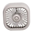 thumbnail image 3 of Ventilador de coche pequeño con alimentación USB, 3 velocidades, ajustable, para refrigeración de vehículos. Caqui, 3 of 9