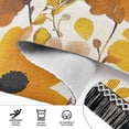 thumbnail image 6 of Yayeee Runner Rug for Bedroom 2'x6' Machine Washable Hallway Non Slip Mat, Yellow Flowers, 6 of 8