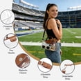 thumbnail image 4 of Bolso transparente Ginogento 21 x 13 x 9 cm impermeable para estadio, 4 of 7