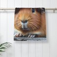 thumbnail image 5 of Haiem Cowboy Hat Guinea Pig Printed Premium 27.5x16 Inch Microfiber Towel , High Absorbency, Soft & Plush , Quick-Dry, Vibrant Print , Ideal for Beach, Pool, Travel, and More, 5 of 6