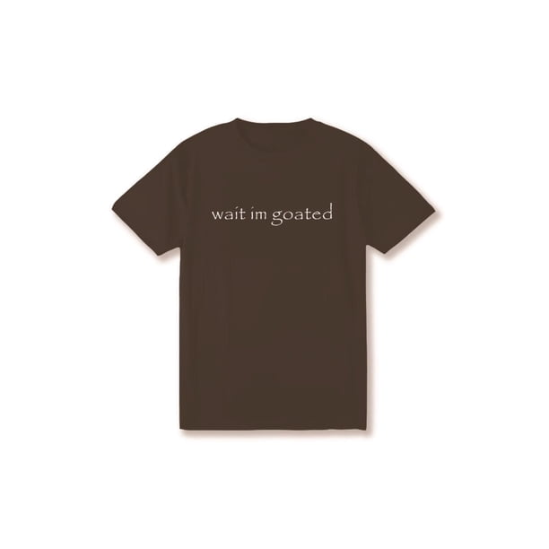 Wait i'm Goated T Shirt Funny Meme Y2k Short Sleeve 100% Cotton Women Summer Casual T-shirts