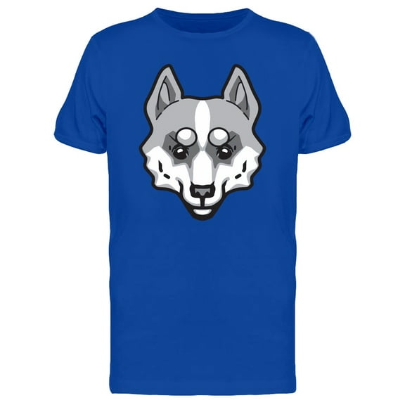 Siberian Husky Head Logo Tee Men's -Image by Shutterstock