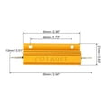 thumbnail image 2 of 100W 1 Ohm Aluminum Shell Resistor Housing Resistor with Screws 2Set, 2 of 7