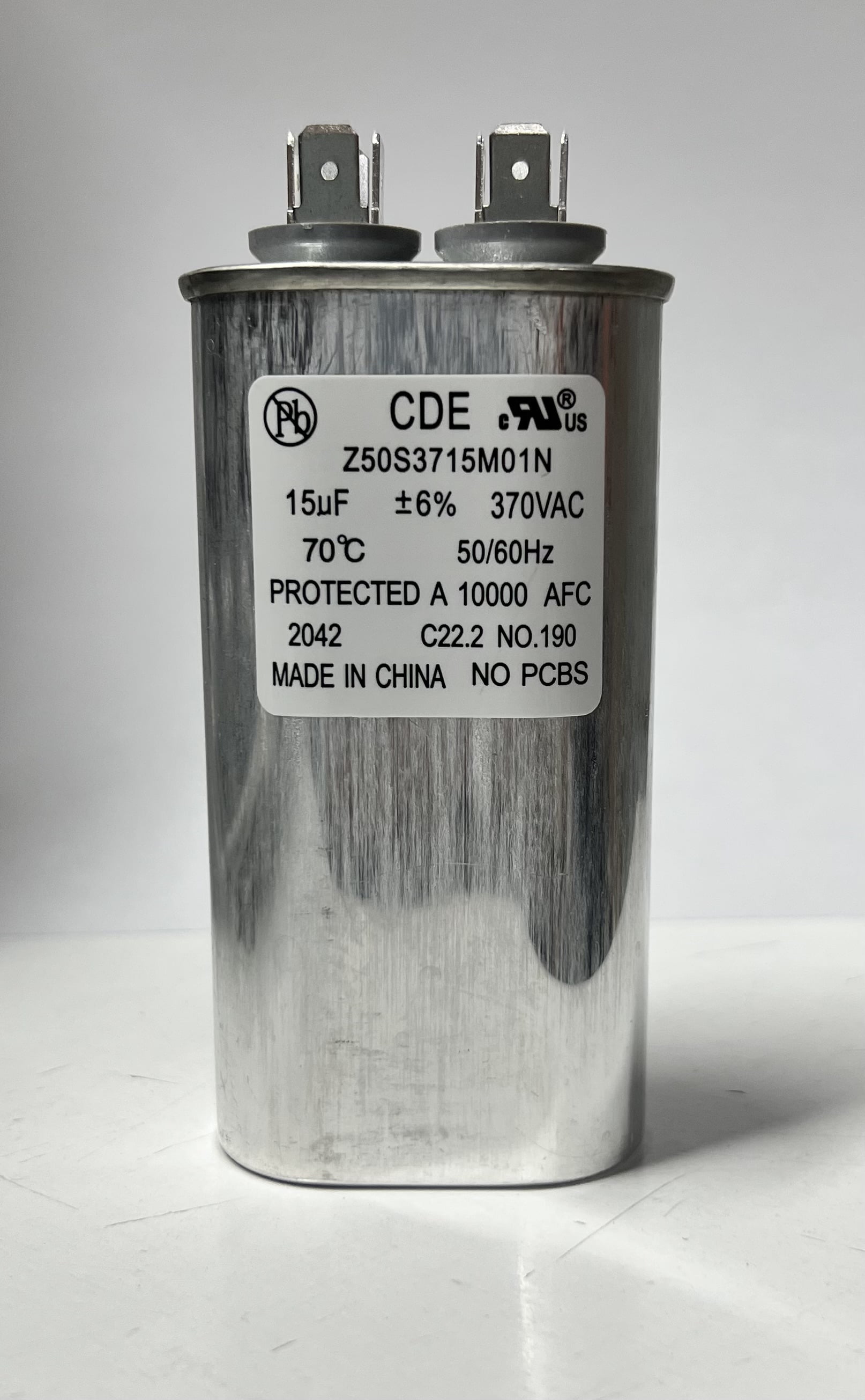 GE Genteq Capacitor round 35/3 uf MFD 370 volt 97F9472 (replaces