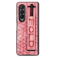 thumbnail image 2 of K-Lion for Samsung Galaxy Z Fold 4 Slim Case, Folding Design Wristband Ring Pen Holder Anti-Slip Strip Drop Protection Shockproof Case for Samsung Galaxy Z Fold4 6.7 inch,Pink, 2 of 9