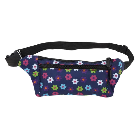 Unique Bargains Outdoor Fanny Pack 1 Pc Blue Multicolor