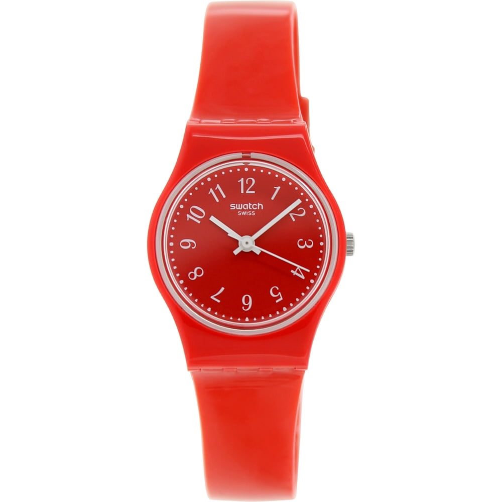 Swatch - Swatch Women's Originals LR127 Red Plastic Swiss Quartz