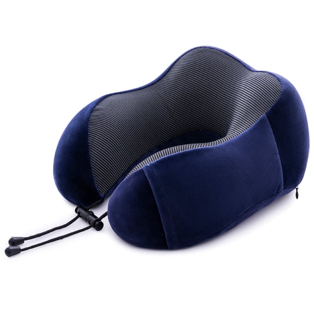 Almohada de viaje de espuma viscoelástica TUNC soporte para la cabeza negro