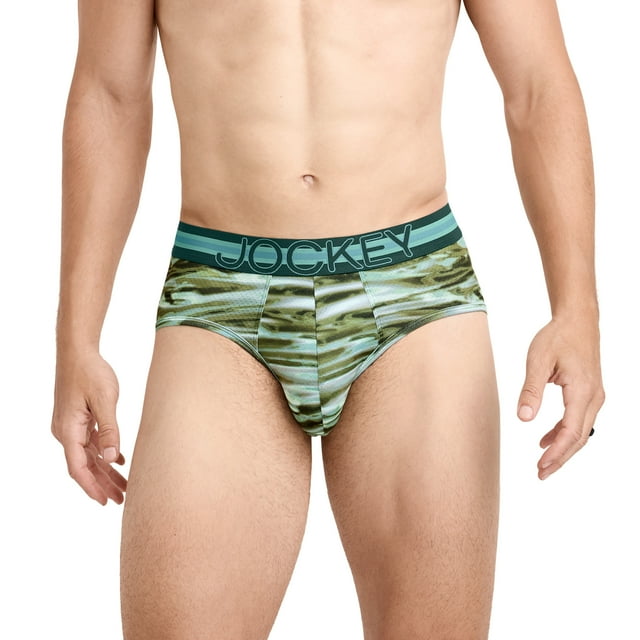 Jockey Sport Slip en Microfibre pour Homme avec Pochette de Stabilité