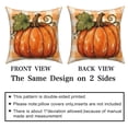 thumbnail image 5 of DaShan Fall Throw Pillow Covers 20x20 Set of 4,Pumpkin Maple Leaves Pillow Cases for Bedroom Sofa Couch, 5 of 6