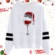 thumbnail image 2 of WILLBEST Sudadera con Capucha Sudadera con Capucha y Cordón con Estampado Navideño Informal para Mujer Grande, 2 of 3