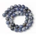 thumbnail image 5 of 10mm Bleu Blanc Sodalite Perles Rondes Perles de Pierre Naturelle pour la Fabrication de Bijoux, 5 of 5