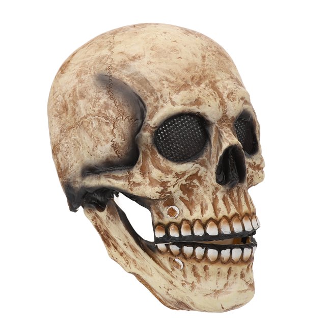 Casco De Calavera De Cabeza Completa, Casco De Miedo DIY Látex Transpirable Vivo Para Adultos Para Fiesta De Cosplay ANGGREK Otros