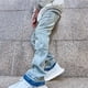 thumbnail image 5 of Pantalones largos para hombre, casuales, de mezclilla, de algodón, rectos, rotos, con agujeros, pantalones largos, pantalones para hombre, 5 of 9