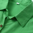 thumbnail image 3 of Summer Savings Clearance! Edvintorg Women Sets With Shorts Cotton And Linen Women'S Clothings Summer Suit Fashion Solid Color Short Trousers Casual Two-Piece Short Sets Green L, 3 of 5