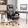 thumbnail image 2 of Vinsetto Chaise de Bureau de Massage, Chaise de Jeu Inclinable, Brun Foncé, 2 of 10