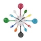 thumbnail image 2 of Injueey Cubiertos Cocina Hierro Reloj de pared 3D Cuchara extraíble Relojes Utensilios de cocina Adorno colgante Cuarzo Sala de estar Hotel Decoración del hogar Vistoso, 2 of 6