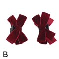 thumbnail image 6 of Velvet Bow Hair Clips for Summer, Multifunctional Side Clips to Fix Bangs and Add a Princess-like Look, 6 of 9