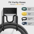 thumbnail image 6 of NIFFGAFF Hose Holder Wall Mount: Garden Water Reel Hanger, Heavy Duty Outdoor Hose Storage Hook, Stand for Water Pipe and Extension Cords, 6 of 7