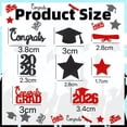 thumbnail image 5 of HaCpiu 100Pcs 2026 Graduation Glitter Confetti Decorations, Congrats Grad Party Decor, Graduation Decorations for Graduation Celebrations, Graduation Themed Photoshoots & Party Favors, 5 of 8