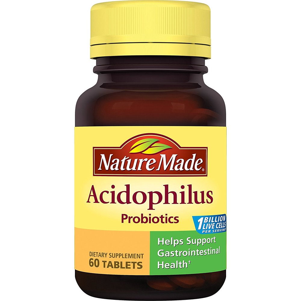 Nature Made Acidophilus Probiotics, 60 Count