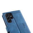 thumbnail image 2 of Splicing Wallet Case for Samsung Galaxy S24 Ultra,Wrist Strap Card Slots PU Leather Wallet Protection Case Magnetic Closure Stand Flip Case Cover for Samsung Galaxy S24 Ultra,Blue, 2 of 14