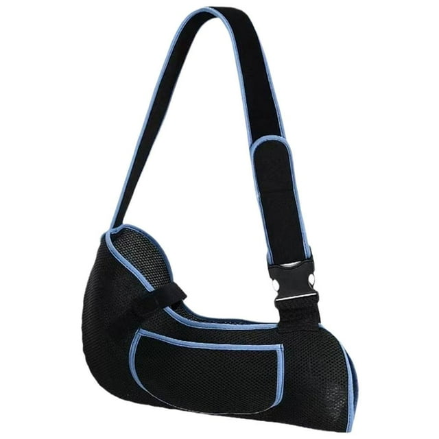 Immobilisateur d'Épaule, Attelle d'Épaule de la Coiffe des Rotateurs avec Sangles Ajustables, Soutien Respirant pour Blessure au Bras et au Poignet, Aide à la Récupération Postchirurgie pour Hommes et Femmes.