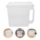 thumbnail image 3 of 2 recipientes para almacenar alimentos con tapa - Cubo transparente para cereales, harina, arroz, granos, sal y especias - Recipiente hermético de plástico para despensa de cocina, 3 of 5