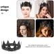 thumbnail image 3 of KAKOWELY Corona de reina de PU para cosplay, tiara de reina, diadema, disfraz, tocado para Halloween, 3 of 4