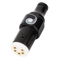 thumbnail image 2 of Yinanstore 1x Line Black Female Tonearm Line Turntable 5 Pins Plug Seat for Party Vinyl Player Performance, 2 of 8