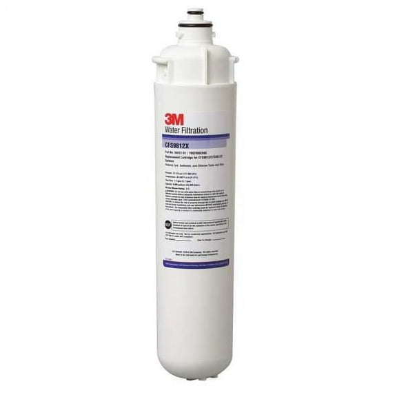 3m Filtration Quick Connect Filter,0.5 micron,1.5 gpm 5631608