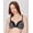 Black Ditsy Drama Prt, variant on Maidenform Underwire Bra Comfort Devotion Convertible T-Shirt Full Coverage 9404