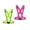 Green Pink, variant on NCQ Reflective Vest Running Gear 2Pack, High Visibility Adjustable Safety Ves for Night Cycling,Hiking, Jogging,Dog Walking