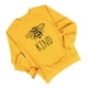 thumbnail image 3 of Sudadera con Cuello Redondo de Abeja, Transpirable, Suave y cómoda, Sudadera con Alfabeto de Manga Larga para Las Compras Diarias, Alfabeto Amarillo Negro XXL, 3 of 6