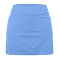 thumbnail image 5 of biudgviw Womens Tennis Skirt High Waisted Workout Golf Skirt with Shorts Solid Color Summer Comfy Athletic Skorts, 5 of 6