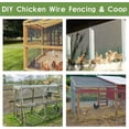 thumbnail image 4 of Hardware Cloth, Chicken Wire Fencing, 19 Gauge Galvanized Wire & 1"x1" Mesh Size Welded Wire Roll Garden Fence, Poultry Netting for /Duck/Chicken Coop (48" x 50'), 4 of 7