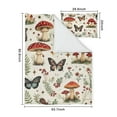 thumbnail image 5 of Mushroom and Butterfly Duvet Cover and Pillowcase Set for Single Bedding, Bedroom Accessories for Kids Teens, 5 of 5
