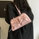 thumbnail image 4 of Bolso de hombro estilo coreano versátil con lazo para mujer, nuevo bolso de hombro tipo bandolera de color sólido, diseño moderno y de nicho, 2025, 4 of 5