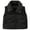 #0092-Black, variant on Boys Girls Down-Lapel Sleeveless Parka Winter Wram Thickened Cotton Vest for Daily Wear Campus Layering Trips Hikes Toddler 5-13Y