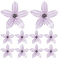 thumbnail image 1 of 10 mini pinzas para el pelo con forma de flor, con diamantes de imitación, para niñas., 1 of 8