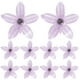 thumbnail image 1 of 10 mini pinzas para el pelo con forma de flor, con diamantes de imitación, para niñas., 1 of 8