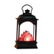 thumbnail image 4 of Lámpara de chimenea con forma de farol, decoración navideña, lámpara de fuego para mesa de festival, porche Negro, 4 of 8